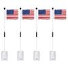 KINGTOP Golf Flagstick Mini, Putting Green Flag for Yard, 3 Feet Flagpole 2-Section Design, Golf Pin Flags Hole Cup Set, 6" Putting Cup, 4-Pack view 1