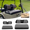 10L0L Golf Cart Front Rear Seat Coves for EZGO TXT RXV & Club Car DS 2000-up (Flat Backrest), 2+2 Passenger Models Seat Covers Kit, Washable Breathable 3D Air Mesh Polyester Fabric view 1