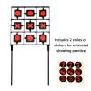 Atflbox Spinning BB Gun Target, Two Styles of Sticker Tic-Tac-Toe Designed Airsoft Resetting Target for Outdoor and Backyard view 2