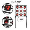 Atflbox Spinning BB Gun Target, Two Styles of Sticker Tic-Tac-Toe Designed Airsoft Resetting Target for Outdoor and Backyard view 3