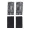 4pcs Pool Cue Cleaner Slicker Towel Burnisher Shaft Cloth Set (Black) view 1
