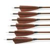 AMEYXGS Archery Carbon Arrows 31inch Practice Hunting Arrows Spine 340-600 with 4 Turkey Feathers for Recurve Bow Compound Bow (Spine 500/OD 7.1mm, 12pcs) view 4