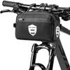 ROCKBROS Bike Handlebar Bag Front Frame Bag Cycling Pouch Bicycle Top Tube Bag Storage Bag with Removable Shoulder Strap for Adults Road MTB Outdoor view 1