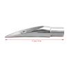 Aramox 2pcs 316 Stainless Steel Handrail End Boat Rail End, Railing Mount Boat Handrail, Handrail Accessory for Marine Boat 7/8in Tube view 2