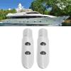 Aramox 2pcs 316 Stainless Steel Handrail End Boat Rail End, Railing Mount Boat Handrail, Handrail Accessory for Marine Boat 7/8in Tube view 3