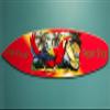 Classic Signs Flip Flop Repair Shop Parrot 4' (foot) Surfboard -Indoor use only, Red,Blue,Yellow view 2