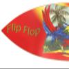 Classic Signs Flip Flop Repair Shop Parrot 4' (foot) Surfboard -Indoor use only, Red,Blue,Yellow view 3
