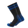 Cerebro Merino Wool Socks for Men, Cushioned Mid-calf Socks Moisture Wicking Men's Hiking Socks for Home, Trekking, Outdoors (1Pairs BlackBlue) view 1