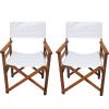 FRITHJILL Wooden Director Chair, Canvas Folding Portable Chair, Outdoor Fish Camp Seat,Set of 2 view 1