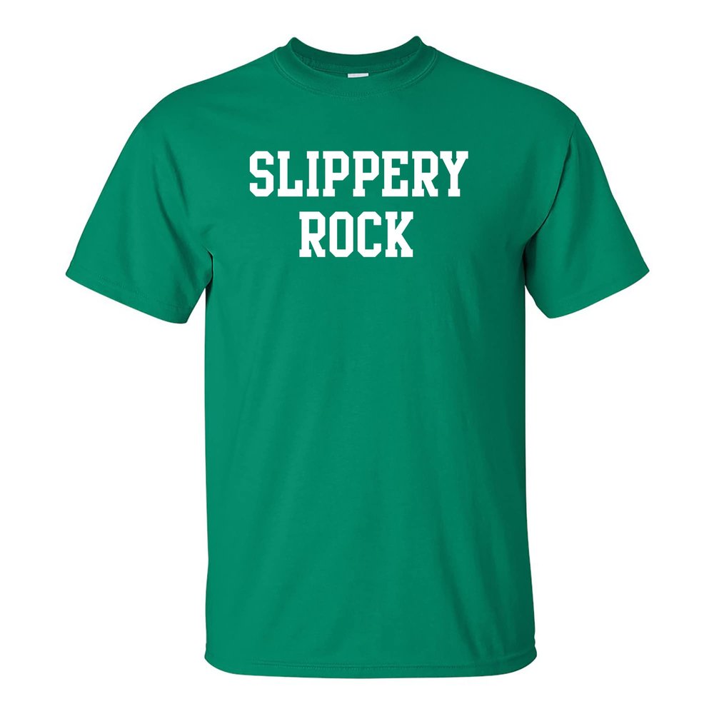AS01 - Slippery Rock University Basic Block T Shirt - 2X-Large - Kelly Green