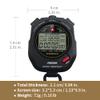 Professional Stopwatch Timer for Sports 100 Lap Stopwatch Digital Sports Stopwatch with Countdown Timer 100 Lap Memory 0.001 Second Timing Water Resistant view 2