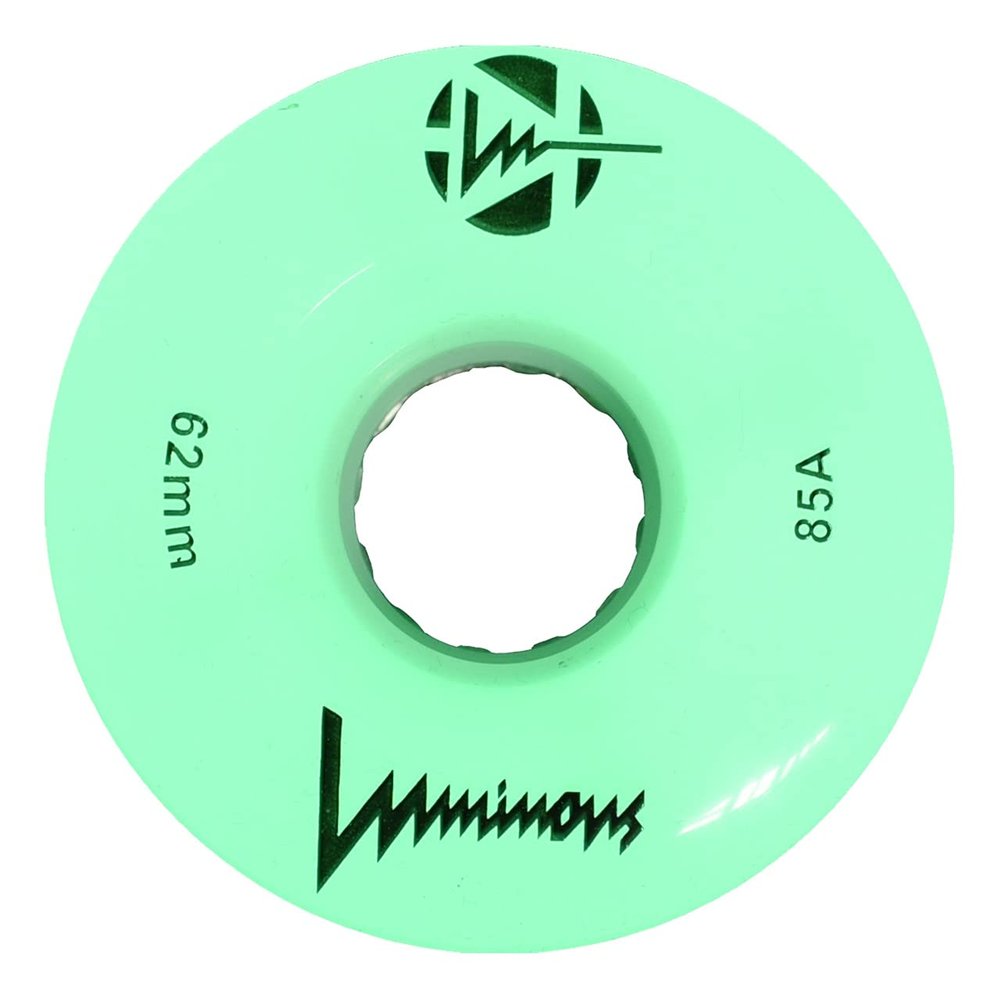 Luminous Quad Wheels White/Glow 62mm 85A 4pk