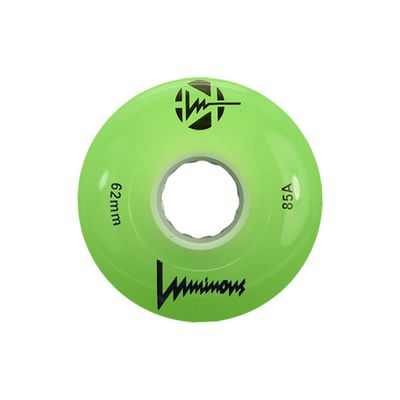Luminous Wheels Luminous Quad Wheels Green 62mm 85A 4pk
