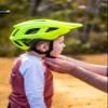 Fox Racing Youth Mainframe Mountain Bike Helmet, Flo Yellow view 2