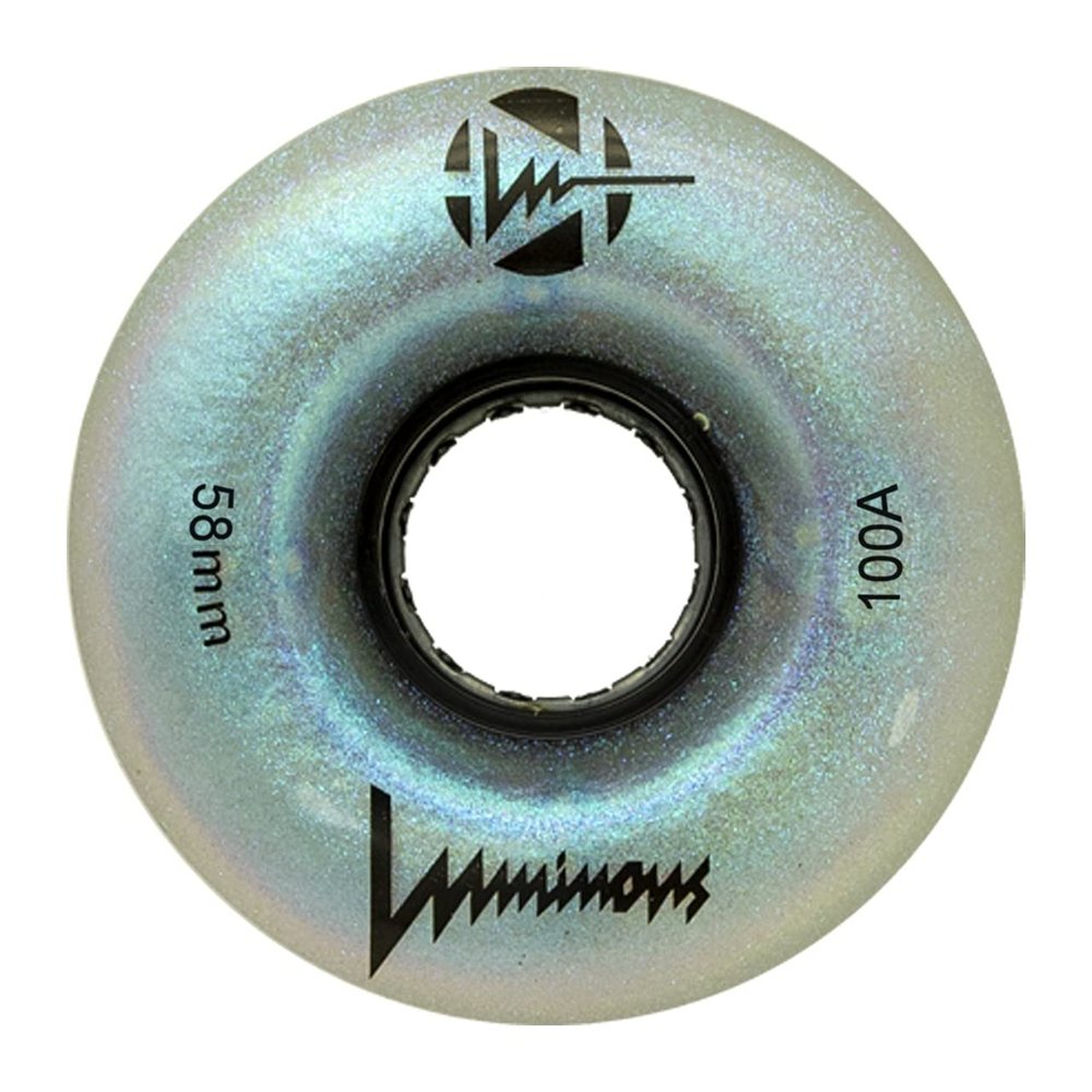 Glowing Wheels, 8 Pack of 58mm