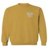0083. Poland Pride Vintage Style Retro Polish Eagle Flag Polska Soccer Men's Crewneck Sweatshirt (Gold X-Large) view 2