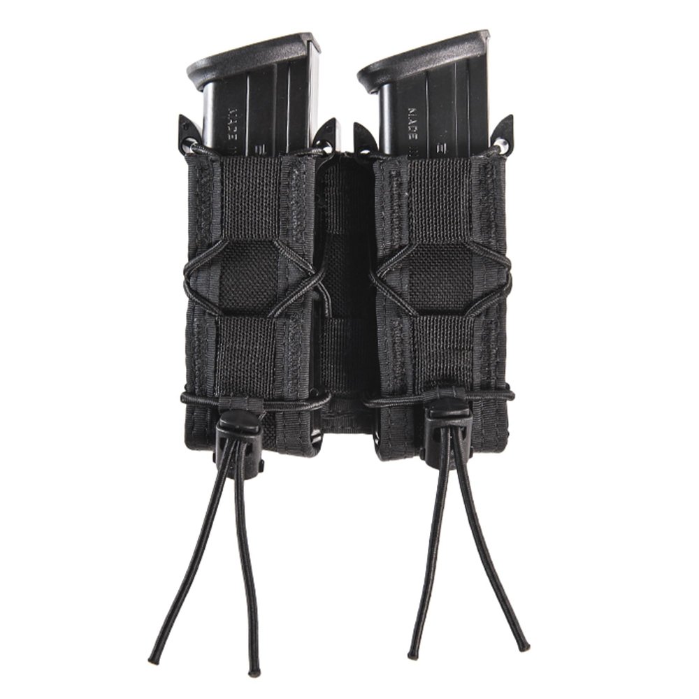 High Speed Gear - Double Pistol Taco ABM Mag Pouch, Police Gear & Military Gear, Tactical Magazine Pouch for Professionals (Black)