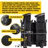 High Speed Gear - Double Pistol Taco ABM Mag Pouch, Police Gear & Military Gear, Tactical Magazine Pouch for Professionals (Black) view 3