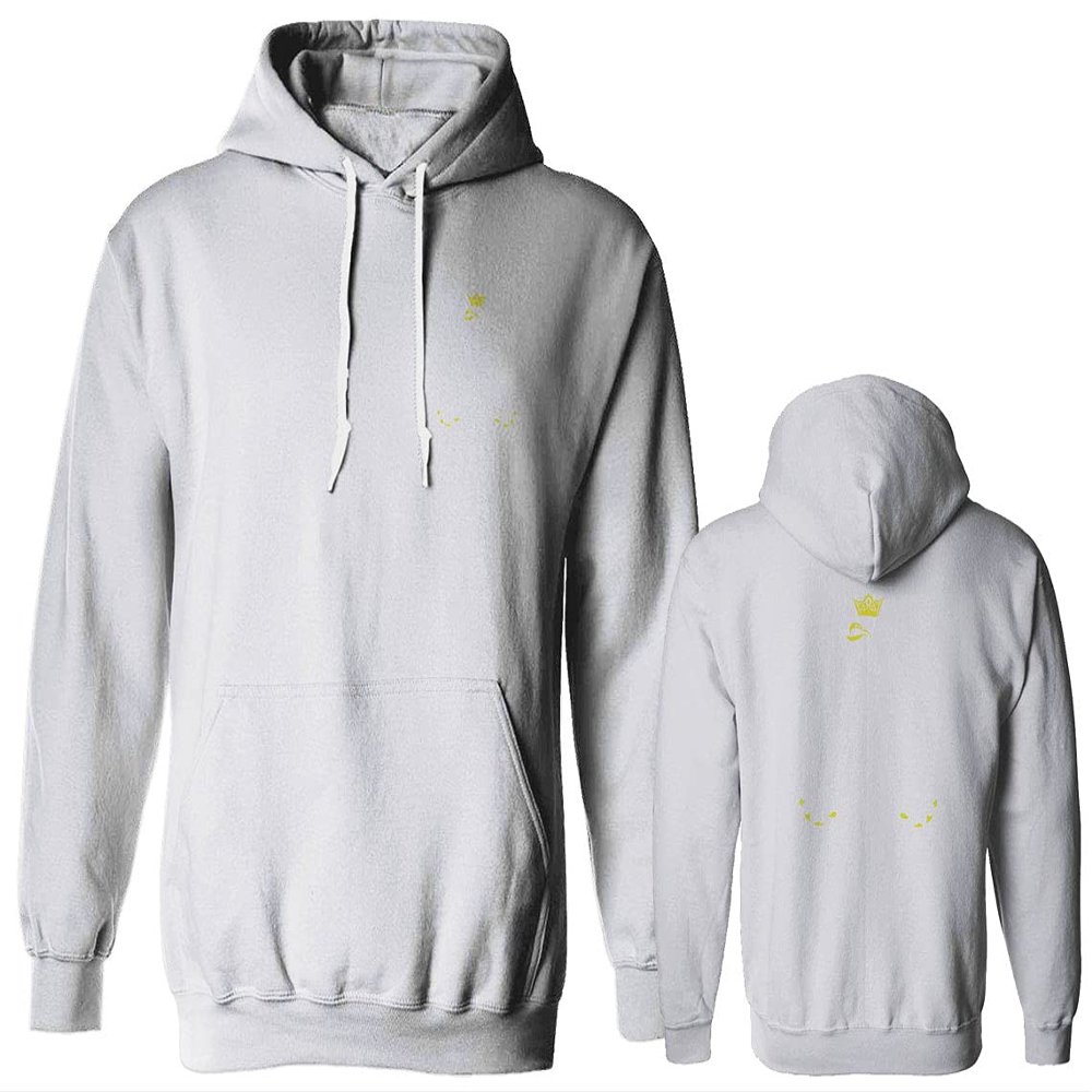 0083. Poland Pride Vintage Style Retro Polish Eagle Flag Polska Soccer Sweatshirt Pullover Hoodie (White, Large)