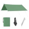 Camping Tent Tarps Waterproof UV Protection Rainproof 13.7813.78FT Green view 1