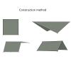 Camping Tent Tarps Waterproof UV Protection Rainproof 13.7813.78FT Green view 4