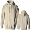 0083. Poland Pride Vintage Style Retro Polish Eagle Flag Polska Soccer Sweatshirt Pullover Hoodie (Beige X-Large) view 1