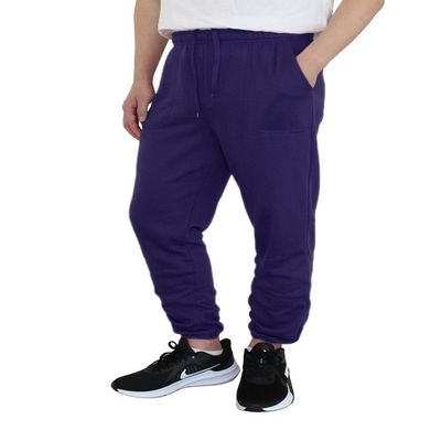 AIRNINE Men's Lightweight Fleece Joggers Sweatpants (S to 6XL) (Purple_S78, Small, s)
