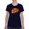 UGP Campus Apparel LS02 - UTEP Miners Primary Logo Womens T Shirt - Medium - Navy view 4