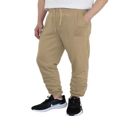 AIRNINE Men's Lightweight Fleece Joggers Sweatpants (S to 6XL) (Beige_S78, 3X-Large, 3X_l)