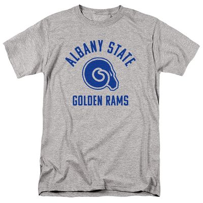 Albany State University Official One Color Albany Golden Rams Logo Unisex Adult T-Shirt, One Color Albany Golden Rams Logo, 4X-Large