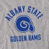Albany State University Official One Color Albany Golden Rams Logo Unisex Adult T-Shirt, One Color Albany Golden Rams Logo, 4X-Large view 2