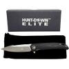 HUNT-DOWN 8" Stain Finised Blade Ball Bearing Folding Knife G10 Handle With Box view 3