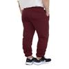 AIRNINE Men's Lightweight Fleece Joggers Sweatpants (S to 6XL) (Burgundy_S78, 3X-Large, 3X_l) view 3