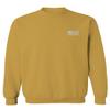 0092. White Vintage American Flag United States America USA us Military Patriotic Men's Crewneck Sweatshirt (Gold X-Large) view 2