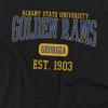 Albany State University Official Est. Date Unisex Adult T-Shirt, Black, 4X-Large view 2