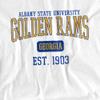 Albany State University Official Est. Date Unisex Adult T-Shirt, White, 5X-Large view 2