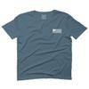 0092. White Vintage American Flag United States America USA us Military Patriotic for Men T Shirt (Indigo 2X-Large) view 2