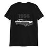1956 Fairlane American Antique Classic Car Short-Sleeve T-Shirt Black view 1
