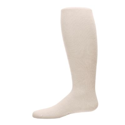 MeMoi Soft Pima Cotton Tights for Girls, Soft and Lightweight Opaque Tights for girls - Sizes 8 to 16, Latte, 10
