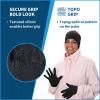 TrailHeads Lightweight Running Gloves for Women  Moisture Wicking & Touchscreen Womens Gloves with Anti-Slip Grip  Ideal for Cool Weather Workouts & Outdoor Activities Black view 2