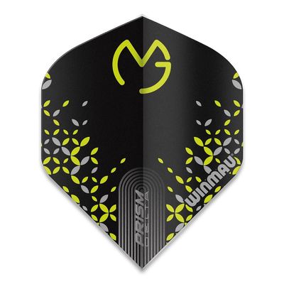 Winmau Prism Delta Pro Player Michael Van Gerwen Dart Flights, MvG Pixel, 100 Micron Extra Strong (3 Sets)