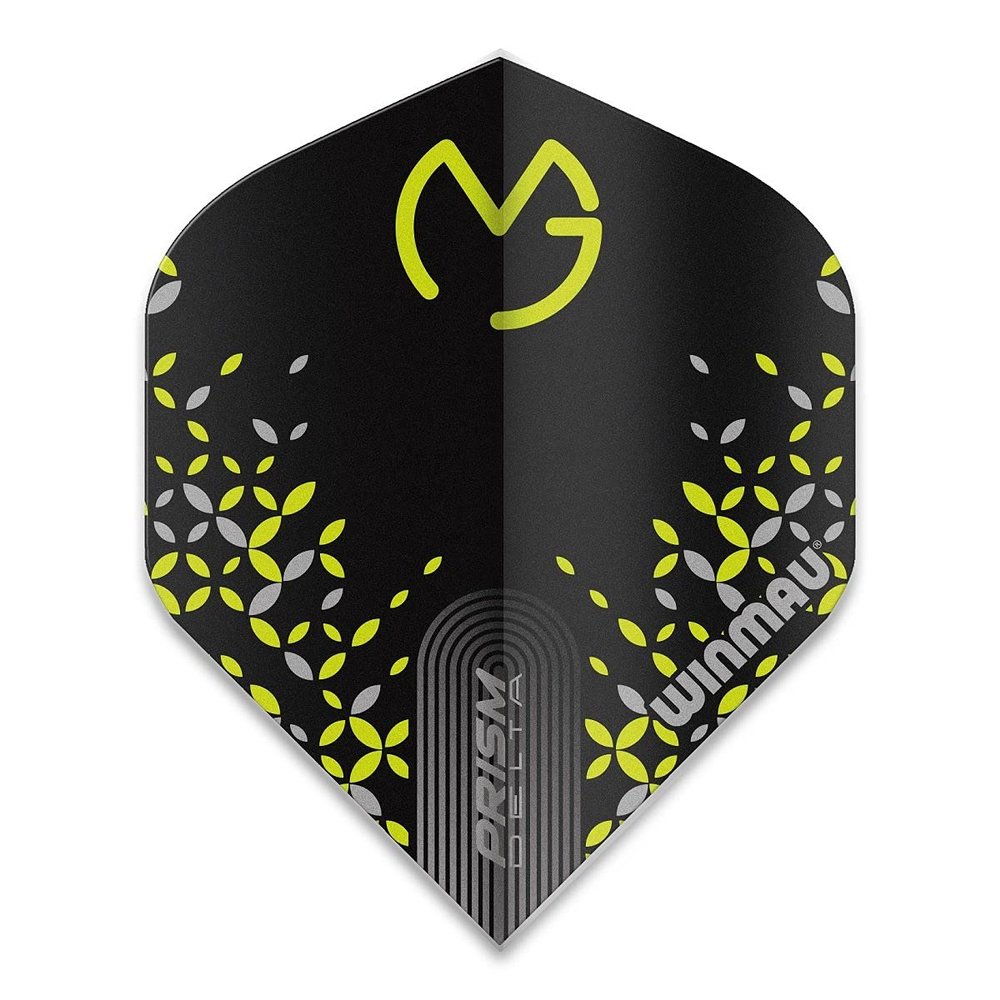 Winmau Prism Delta Pro Player Michael Van Gerwen Dart Flights, MvG Pixel, 100 Micron Extra Strong (3 Sets)