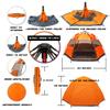 Instant Pop Up Tent Family Camping Tent Portable Light Weight Tents Automatic Easy Setup Tent Waterproof Windproof Backpack Tents for Camping Hiking Outdoor Beach Tent (Orange, Medium) view 2