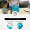 Igloo Turquoise 11 Qt Tag-A-Long Too Hardsided Strapped Cooler view 4
