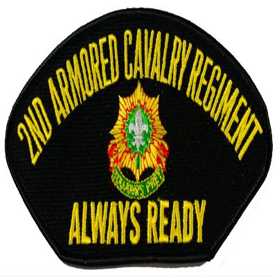 2ND ACR Armored Cavalry Regiment Always Ready Patch - Great Color - Veteran Owned Business