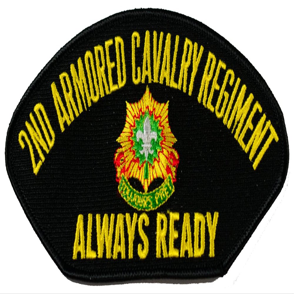 2ND ACR Armored Cavalry Regiment Always Ready Patch - Great Color - Veteran Owned Business