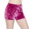 ALWAYS Womens Crushed Velvet Shorts  Buttery Soft Comfortable Sexy Boy Short Pants Lavender Large view 1