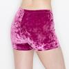 ALWAYS Womens Crushed Velvet Shorts  Buttery Soft Comfortable Sexy Boy Short Pants Lavender Large view 3