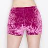 ALWAYS Womens Crushed Velvet Shorts  Buttery Soft Comfortable Sexy Boy Short Pants Lavender Large view 4