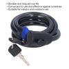 01 02 015 Bike Lock with Mounting Bracket, Easy to Carry Around and Use AntiTheft Bike Lock for Indoors and Outdoors view 4